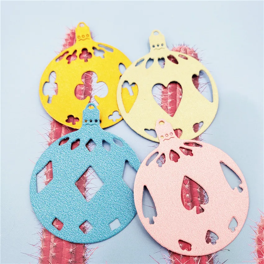 

Wholesale die Cutting dies Poker ball metal craft paper die Scrapbooking/DIY Embossing mould Easter New Year cards