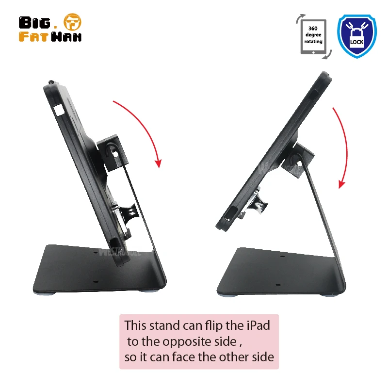 Настольный держатель для iPad 2/3/4 air Pro 9,7& Анти-кражи корпус с подставкой с ключевыми планшет держатель флип под разными углами коробка