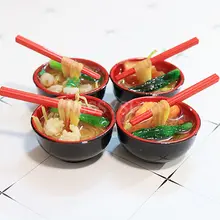 2 шт 1/6 шкала миниатюрная лапша с палочками для еды для кукольного дома кухня для Барби blyth bjd кукла для детей