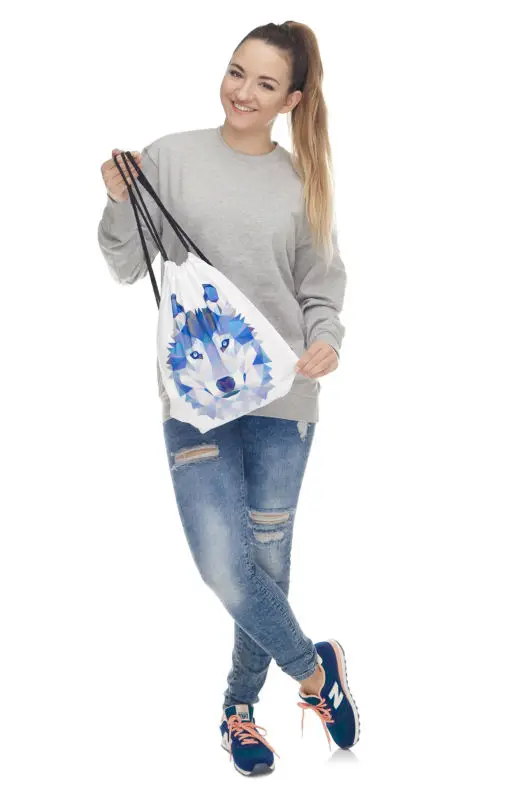 Полигон Волк 3D печать Модные женские вечерние сумки Bolsa Feminina сумка для путешествий рюкзак Mochila мужские сумки