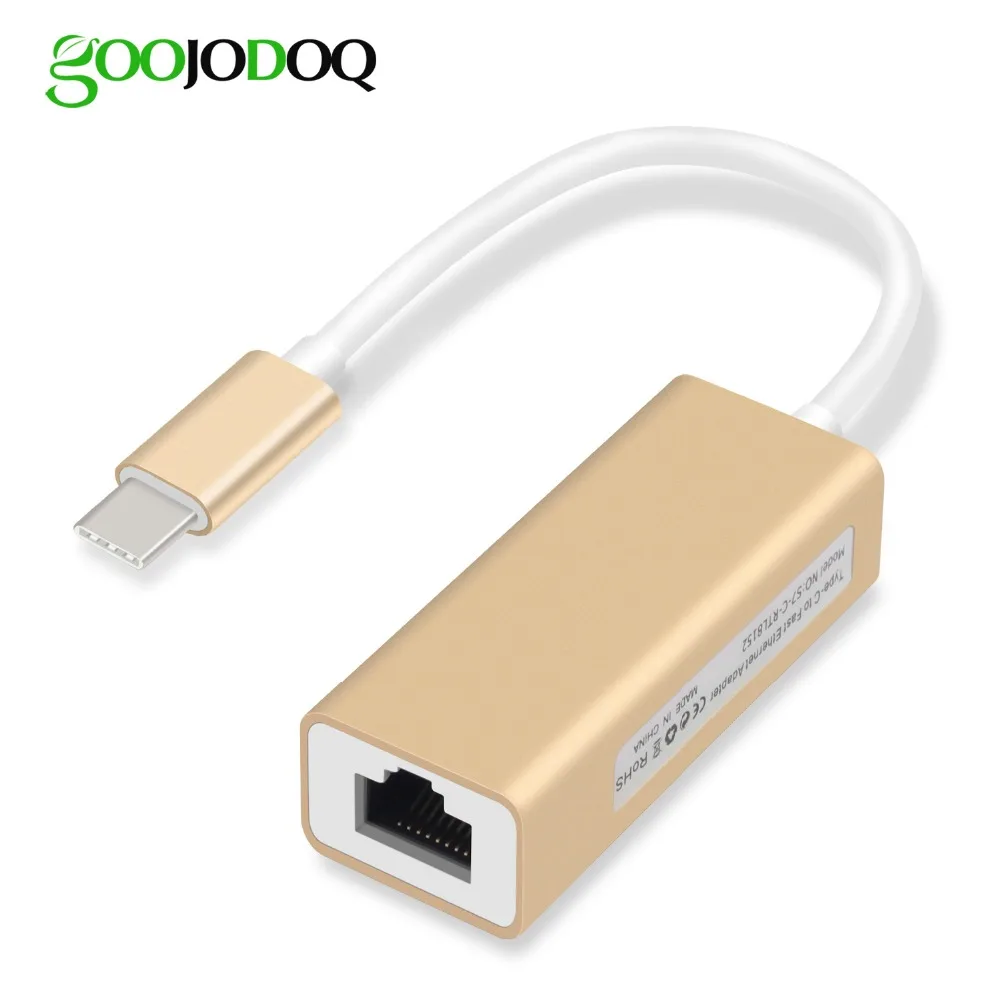 USB C Ethernet алюминиевая сетевая карта Type к Rj45 RTS8152 для MacBook Pro Chromebook Pixel Ethernet|network card|usb