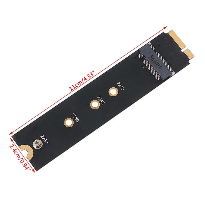 1 комплект M.2 NGFF SATA SSD конвертер адаптер карты для Apple 2012 MacBook Air A1465 A1466 Новый горячий