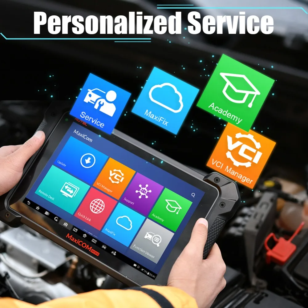 Autel MaxiCOM MK908P OBD2 диагностический инструмент автоматический сканер ECU кодирование J2534 ECU программирование pk Maxisys Pro Elite автомобильные инструменты