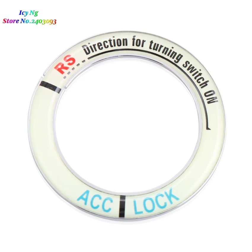 Люминесцентное кольцо для запуска и остановки зажигания двигателя автомобиля Alfa