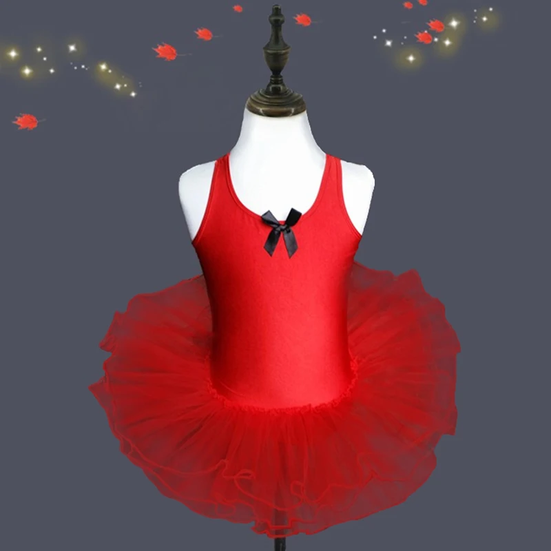 

Child Ballet Dance Costumes Vest Ballet Leotards For Girls Kids Gymnastic Leotard Dancing Practice Grading Clothes Tutu Skirt