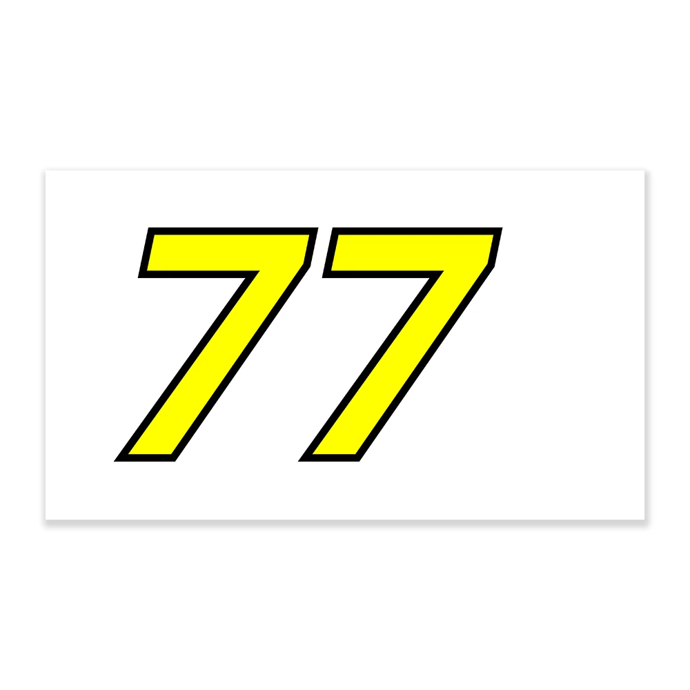 Универсальная виниловая наклейка для мотокросса испытания наклейки с номером