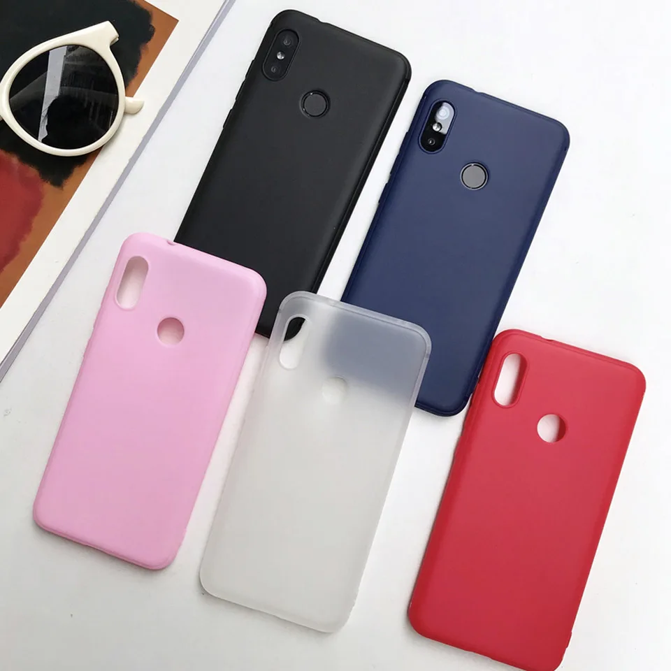 Ультра тонкий Карамельный цвет силиконовый чехол для Xiaomi Redmi Note 7 6 iPad Pro 4X4 3 2 4A 5A 6A 5