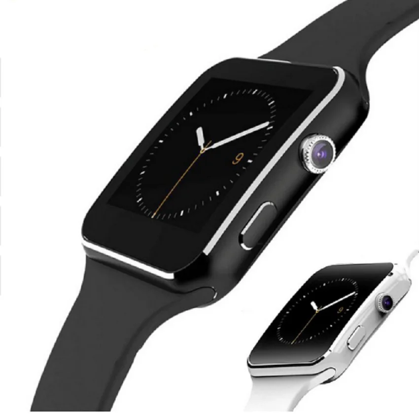 Bluetooth Smart часы X6 Спорт Шагомер smartwatch с Камера Поддержка sim карты WhatsApp Facebook для