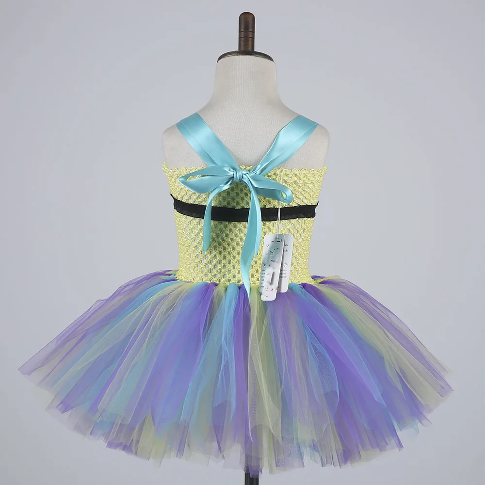 Cheap Yellow Color Minion Tutu Dress Cute Baby Girl Birthday Party Photo Prop Halloween Cosplay Costume Kids Clothes | Детская одежда и