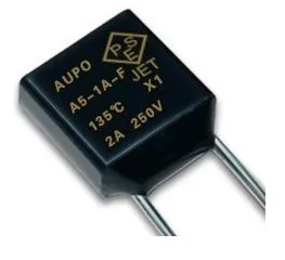 AUPO A5-1A-F 135 -degree temperature fuse VDE UR PSE  certification Albemarle