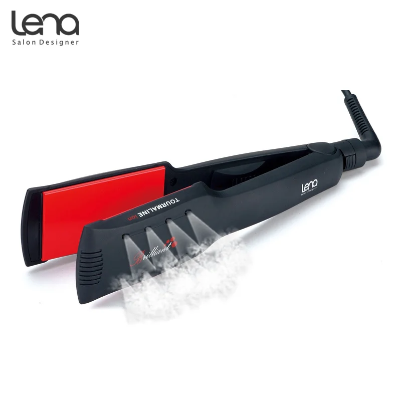 Lena LN 84 5 см пластины черные влажные и сухие турмалиновые утюжки для волос