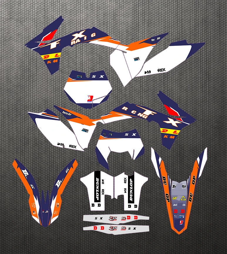 

Free Customized Motorcycle Graphics Sticker Set Stickers Kit Decal For 125 250 300 350 400 450 SX SX-F SXF 2011 2012 11 12