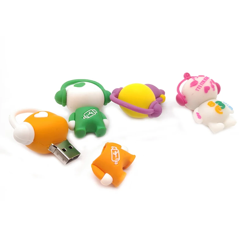 Мультяшные музыкальные игрушки usb флеш накопитель 64 ГБ 32 16 8 4 Гб мужские флешки