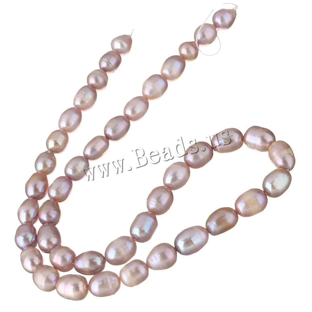 Cultured Rice Freshwater Pearl Beads Natural Purple 7-8mm Approx 0.8mm Sold Per 15.5 Inch Strand | Украшения и аксессуары