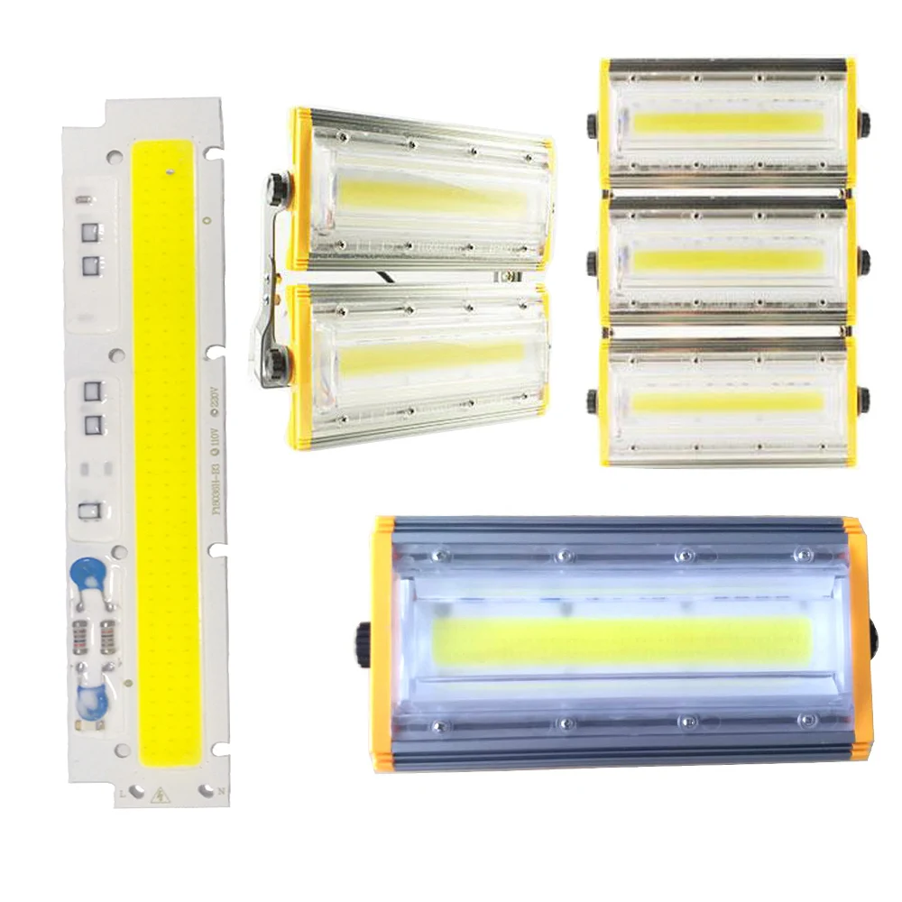 5 шт./лот Smart IC LED COB Чип 30 Вт 40 50 AC 220 В 110 интегрированный прямоугольный луч DIY для