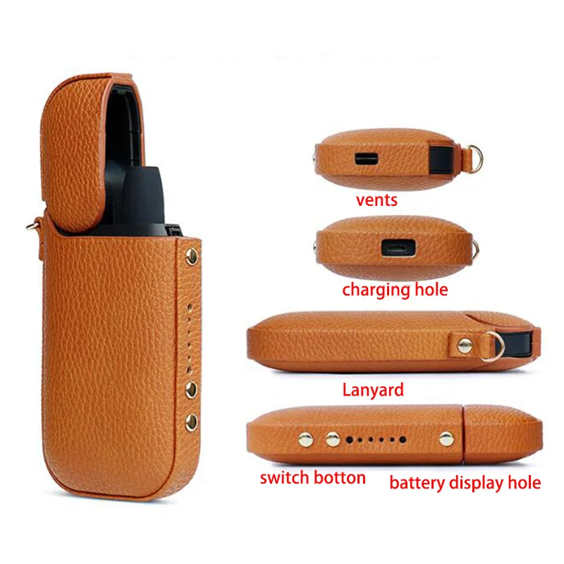 Портативный PU кожаный чехол для электронной сигареты держатель сигары защитный