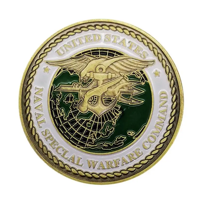 Военно морские котики США командная команда Speclal Warfare памятная монета