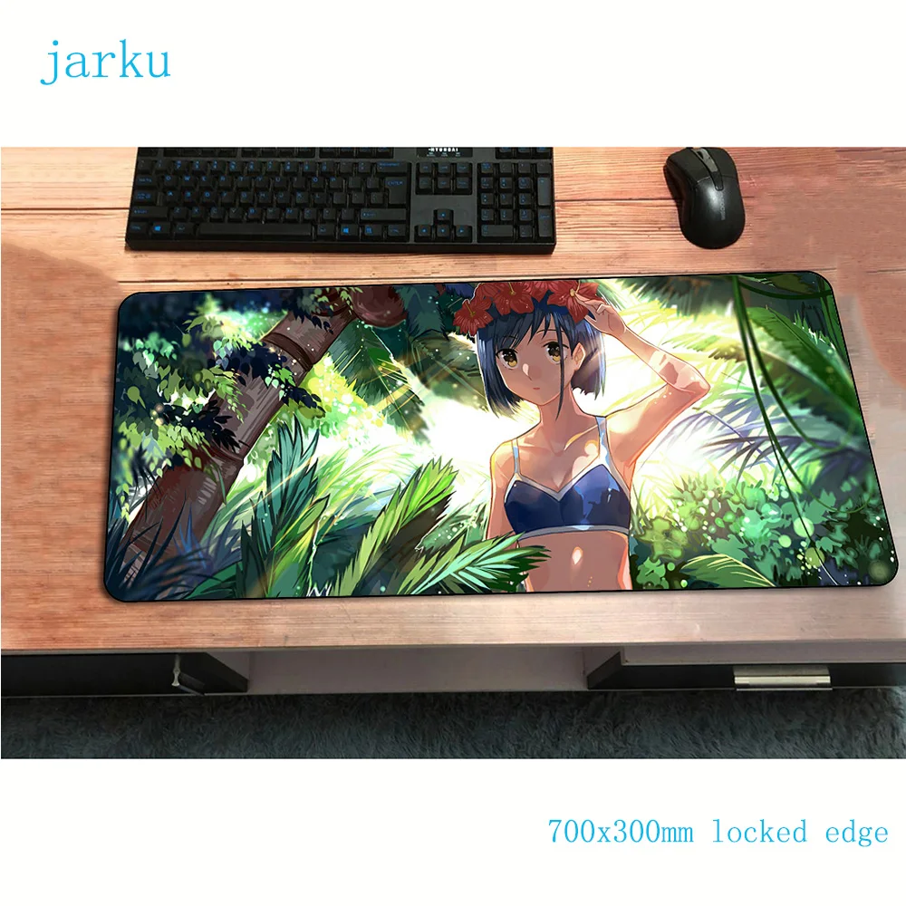 

darling in the franxx mouse pad 700x300x2mm gaming mousepad Halloween Gift office notbook desk mat 3d padmouse games gamer mats