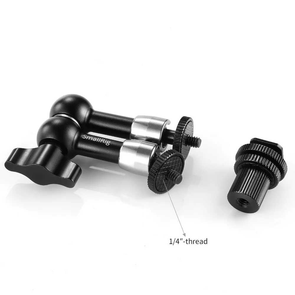 SMALLRIG DSLR камера Rig шарнирная розетка(") для монитора поддержка Прочный волшебный Кронштейн для вспышки светильник прикрепить 1497