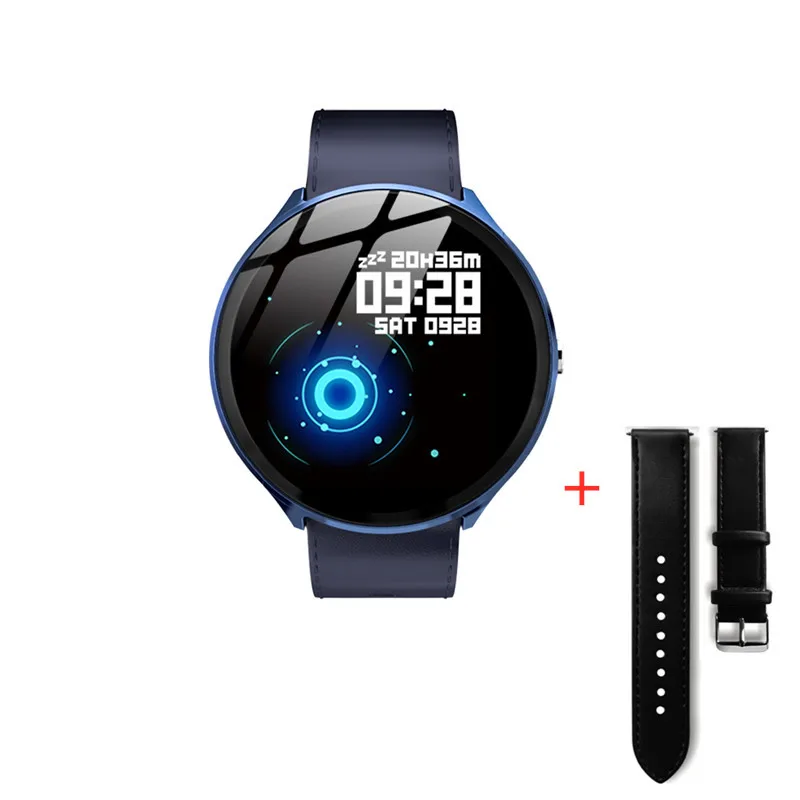 blue add balck strap Смарт-часы V12, измеритель артериального давления, кислородный трекер, умные часы, пульсометр, спортивный умный фитнес-браслет PK KW18 DZ09 A1 Q8 V11 - Цвет: blue add balck strap