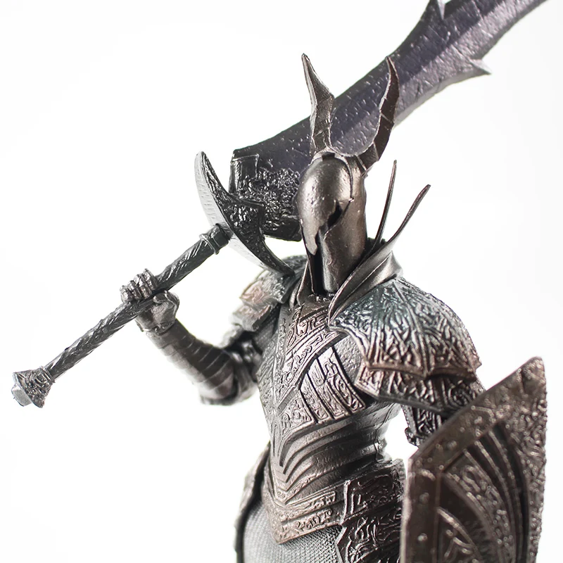21 см игра Dark Souls 2 воин черный рыцарь Большой Меч Щит лучшие игры ПВХ Ation фигурка модель коллекционные игрушки