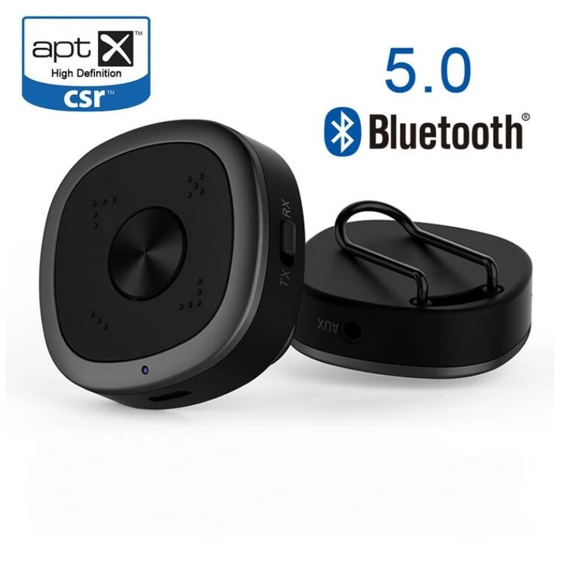 APTX HD Bluetooth v5.0 2в1 приемник передатчик беспроводной аудио адаптер 3 5 мм без потерь