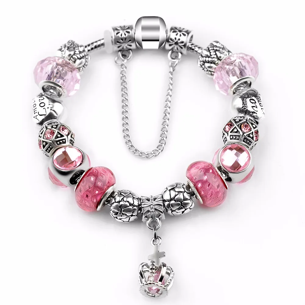 

Весенний стильный женский браслет с цветами и искусственными камнями в форме сердца