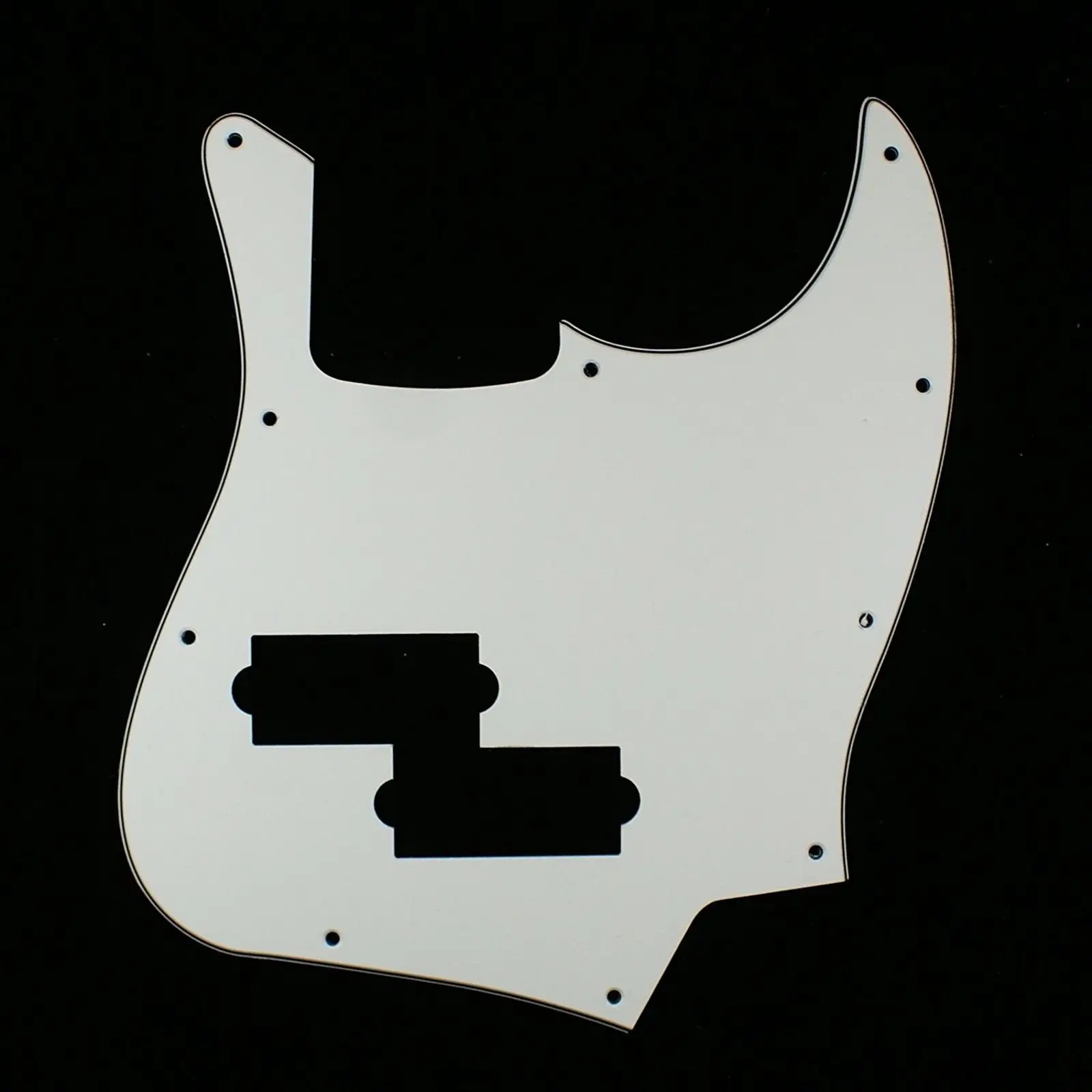 Новый Белый 3 слойный джазовый Бас Гитара Pickguard w/PB звукосниматель отверстие и