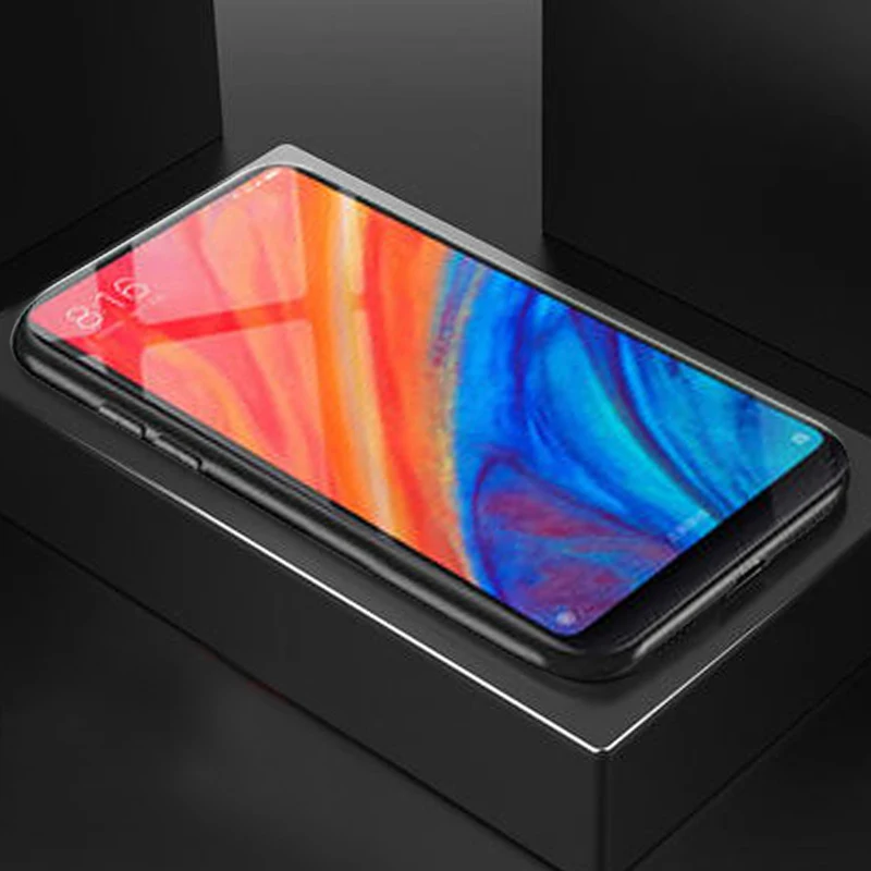 YUETUO закаленное стекло ТПУ чехол на заднюю панель телефона, coque, чехол, чехол для Xiaomi mi Mix 2 s mi x2s 2 s my для ksio mi xio mi аксессуары