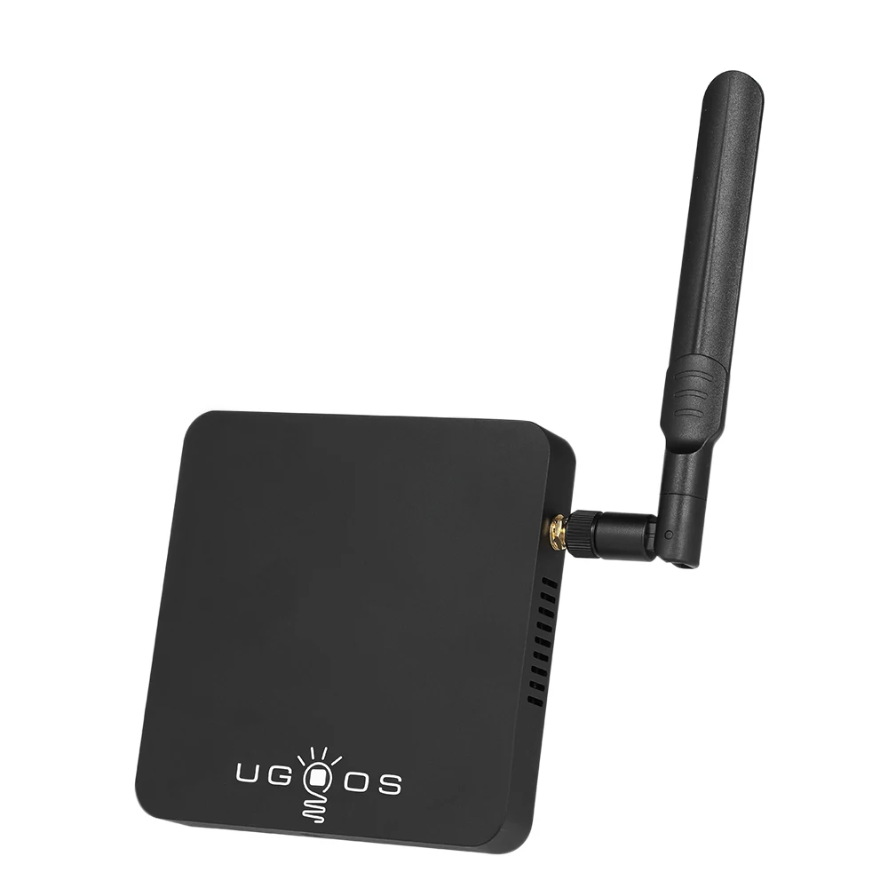 UGOOS AM3 Android 7,1 Marshmallow OS Smart tv Box 2 ГБ+ 16 Гб Amlogic S912 Восьмиядерный 2,4G и 5G WiFi H.265 VP9 UHD 4K медиаплеер