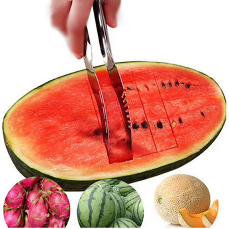 Watermelon Cutter Knife Cucumis Melon Chopper Fruit Salad Cucumber Vegetable Slicers Kitchen Cooking Tools Gadgets | Дом и сад