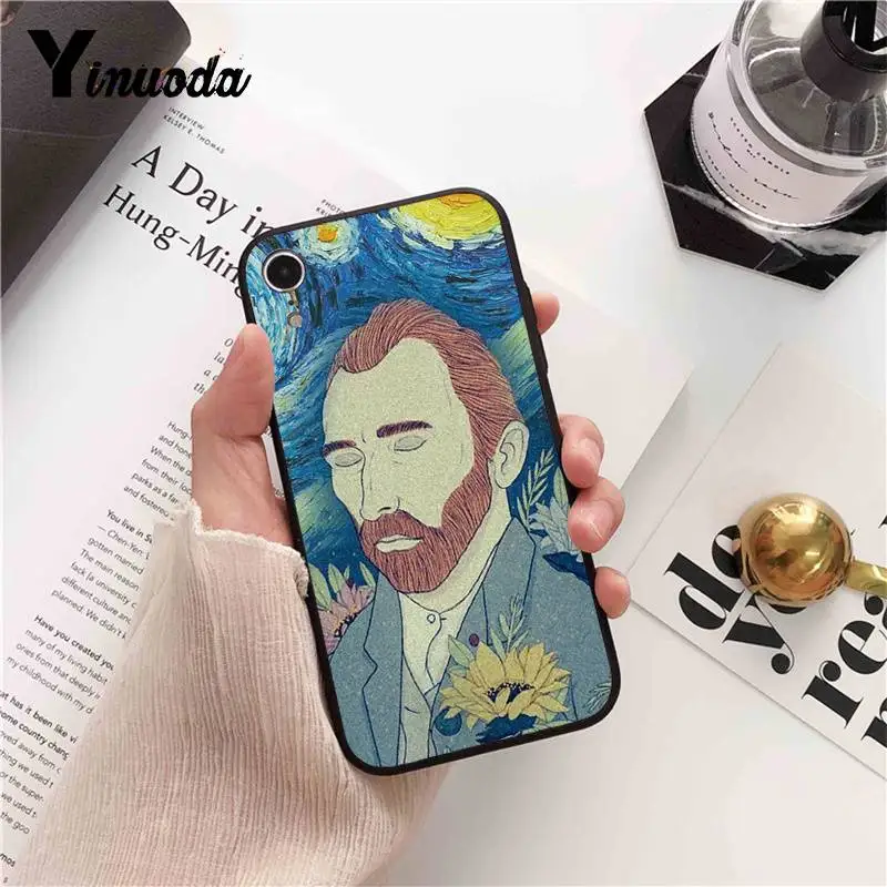 Yinuoda Ван Гог ТАРДИС силиконовый чехол для телефона iPhone X XS MAX 6 6S 7 7plus 8 8Plus 5 5S XR 11 pro max