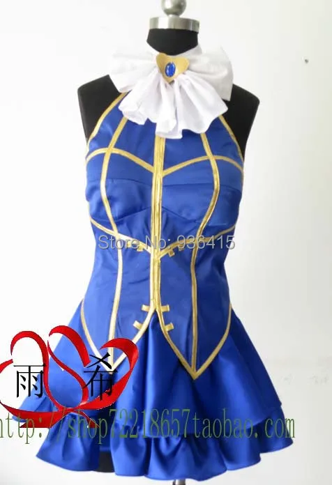 Бесплатная доставка карнавальный костюм Хвост Феи голубое платье для