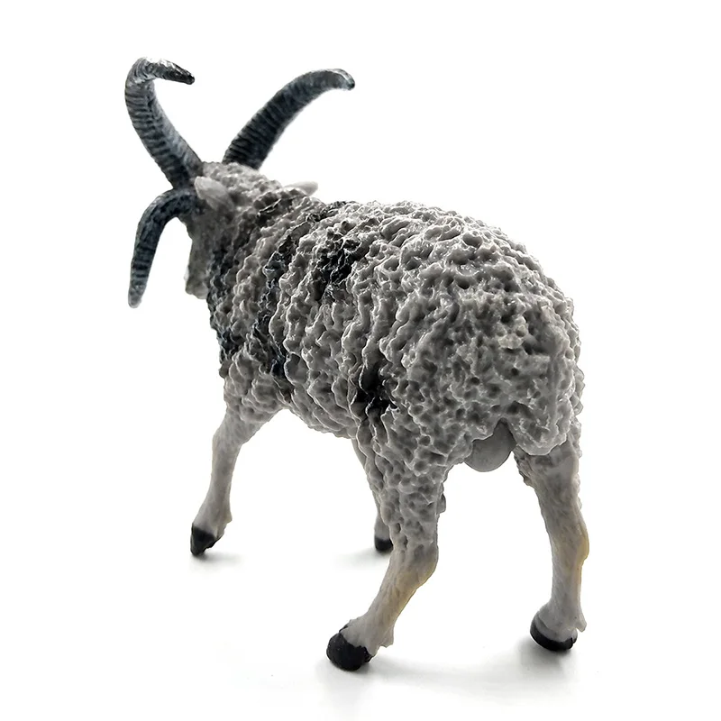 Имитация милого козьего гепарда леопардовая фигурка модель животного овцы