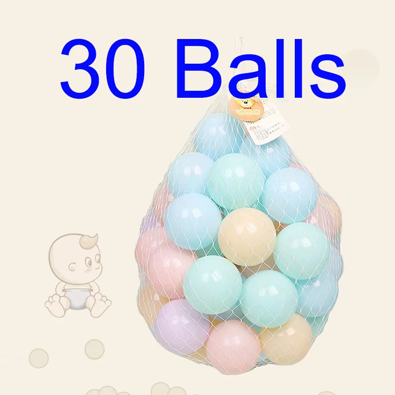 Macaron 30 Balls 150 шт., цветные шарики, мягкие пластиковые шарики 5,5 см, океанские шары, Забавные Игрушки для маленьких детей, для плавания, для улицы, для помещений, детские игрушки, шары, игрушки, подарки, HYQ6 - Цвет: Macaron 30 Balls