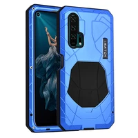 daily waterproof case for huawei honor 30 pro shockproof heavy duty tank silicone aluminum metal cover for honor 20 8x pro case