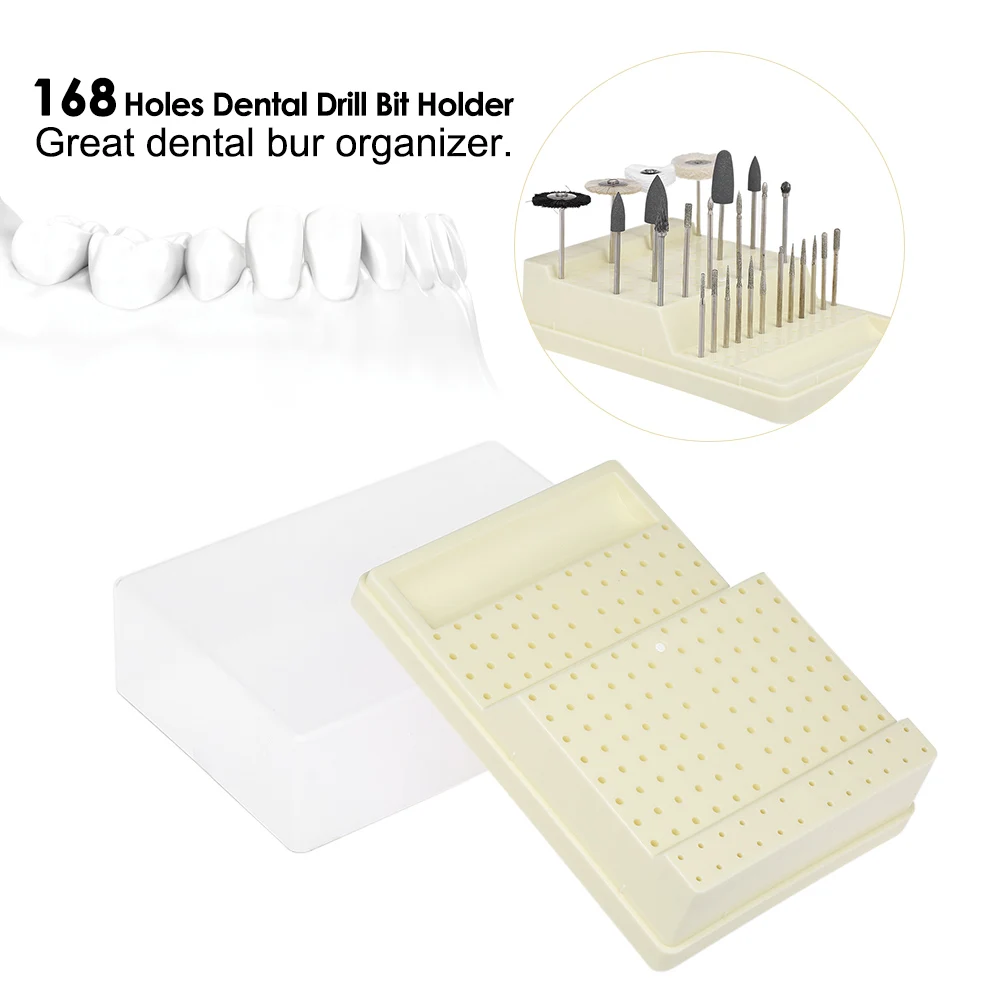 168 инструмент для сверления отверстий Bit Holder Space Saver Bur Stand Органайзер контейнер