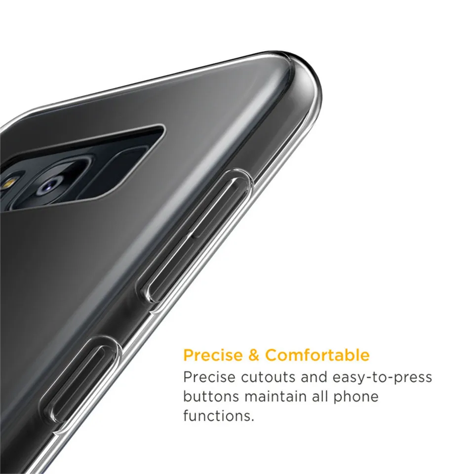 Оригинальный чехол EasyAcc для Samsung Galaxy S8 чехлы гибкий модный Ультратонкий из ТПУ plus