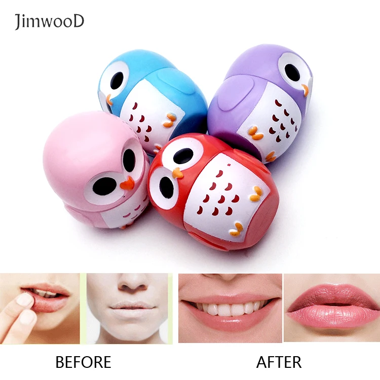 

Natural Plant Lip Balm Cute Makeup Women Makeup Long Lasting Nutritious Winter Protect Lips Balm Cosmetics Owl CML027