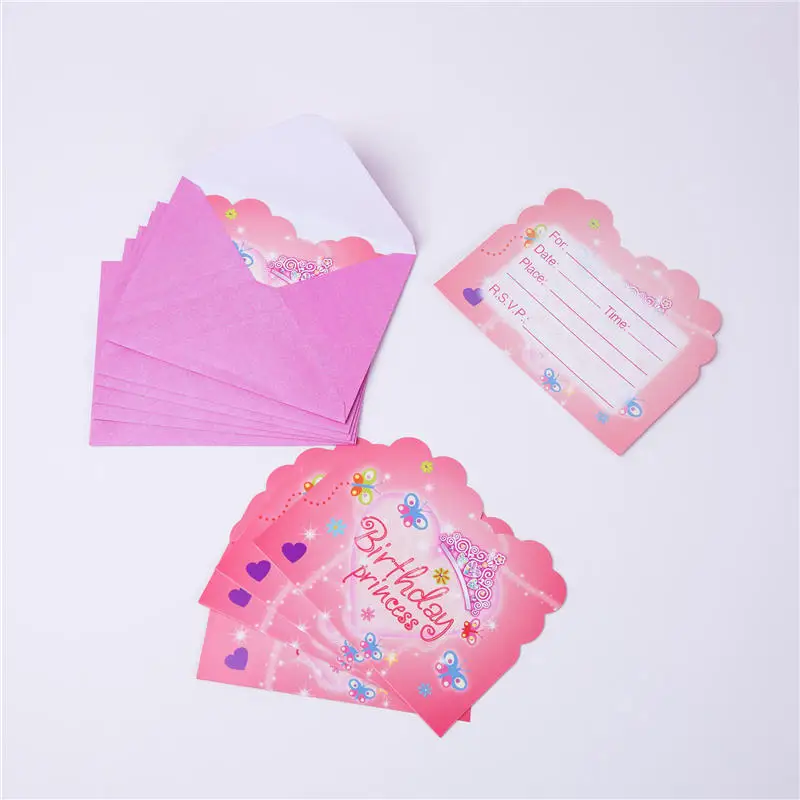 Pink Kids 1st Birthday Party Decorations Paper Plate Napkins Cup Flag Party Supplies Disposable Tableware Set Baby Shower Favor