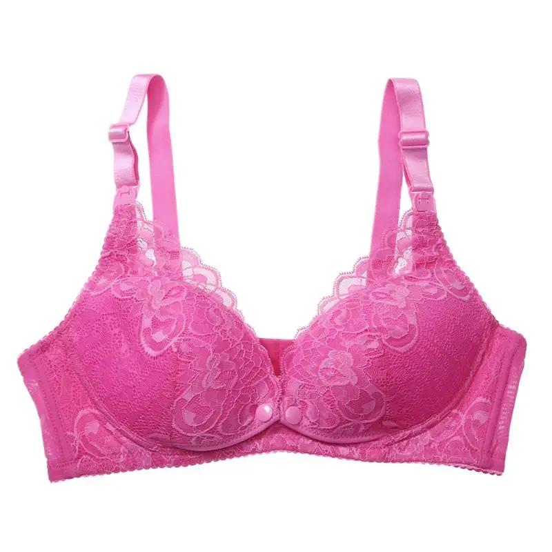 Maternity Nursing Lace Bra for Pregnant Women Breast Feeding Bras Ultra Soft Cotton Pregnancy Underwear Front Open 34-40 B C | Мать и