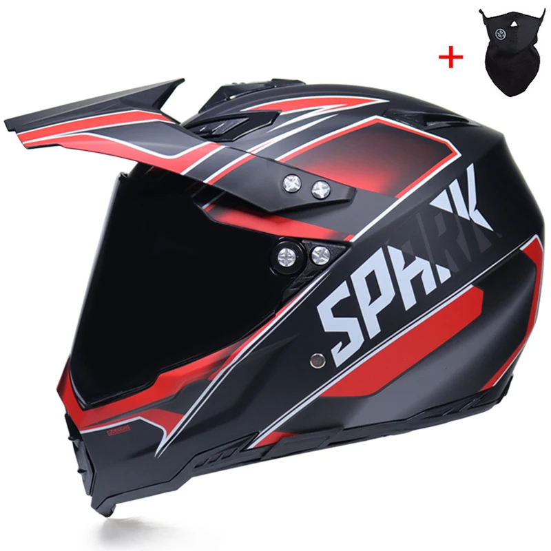 Мотоциклетный шлем для езды по бездорожью гоночный мотокросса с солнцезащитным