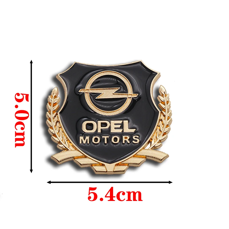 3D металлическая ультратонкая Автомобильная наклейка для Opel Astra H GJ Insignia Mokka Zafira Corsa