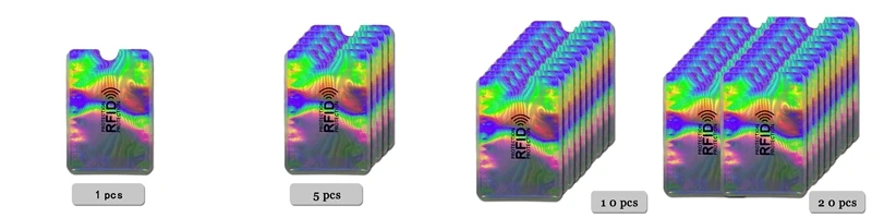 20 шт Анти Rfid Блокировка ридер замок банк держатель для карт ID банковский Чехол для карт студенческий милый ID карты Кошелек паспорт бизнес Bancaire