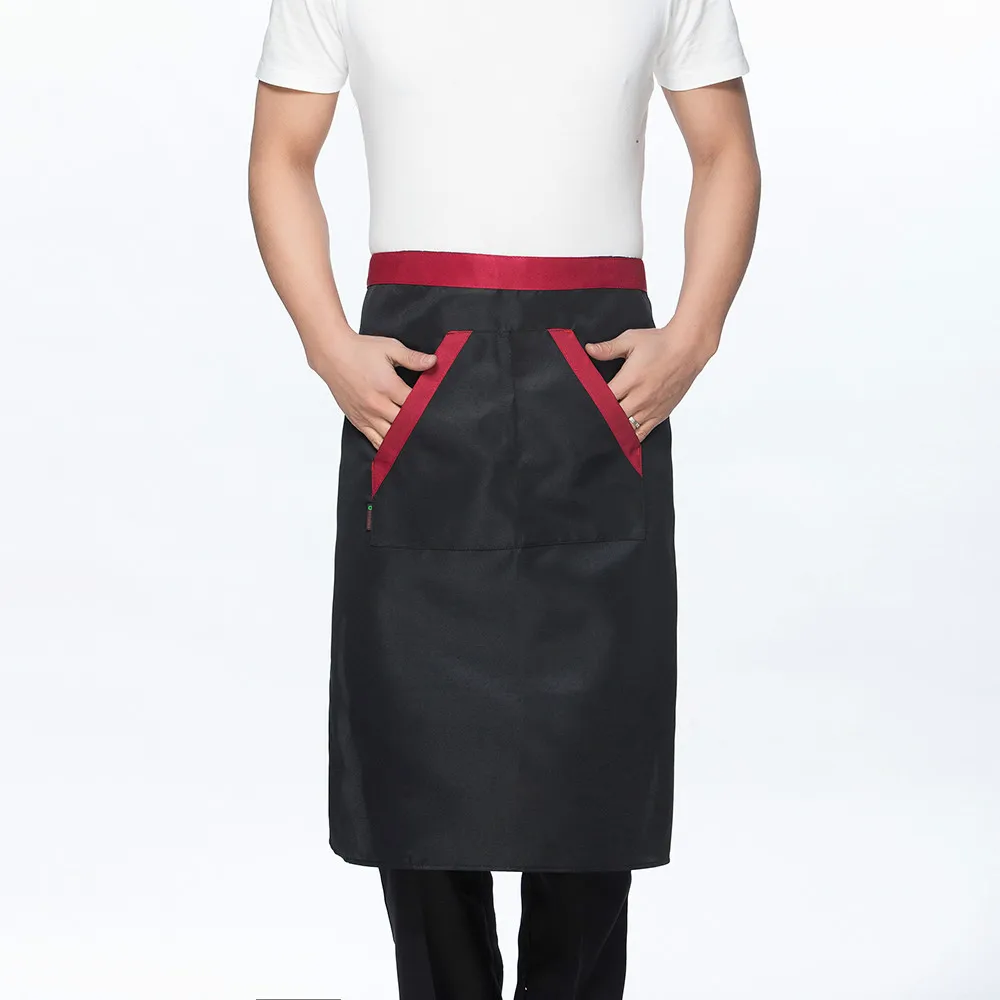 Apron 3 Одежда шеф-повара крутая дышащая женская мужская рубашка шеф-повара Парикмахерская Спецодежда повара Кухня Ресторан униформа пекарня десерт - Цвет: Apron 3