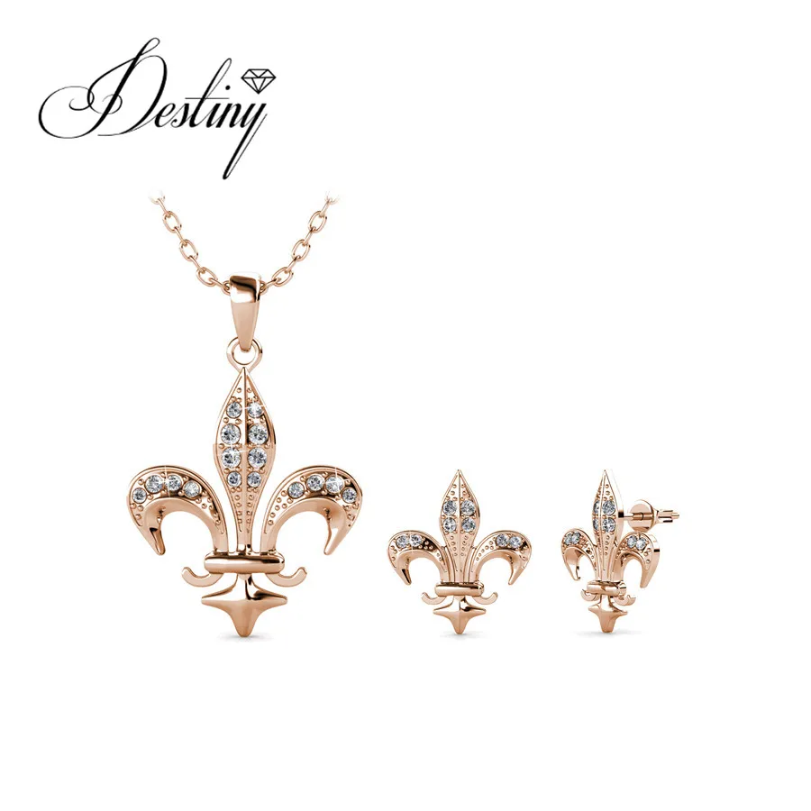 Destiny Jewellery новый дизайн 3 цвета якорь комплект украшений украшен стразами от