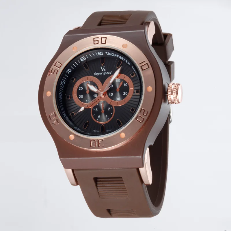 Часы наручные мужские с круглым аналоговым кварцевым механизмом чёрные и