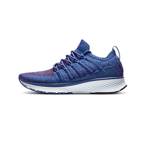 Xiaomi Mijia smart Sneaker спортивная обувь 2 Uni-Mould техника новая система блокировки Fishbone эластичный вязаный вамп для мужчин - Цвет: Blue EUR45