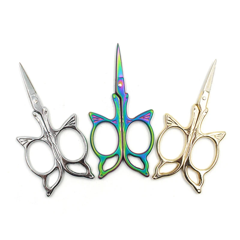 

1pcs Retro Butterfly Shape Scissor Tailor's Scissor For Embroidery Cross stitch Craftwork DIY Home Sewing Scissors Supplies