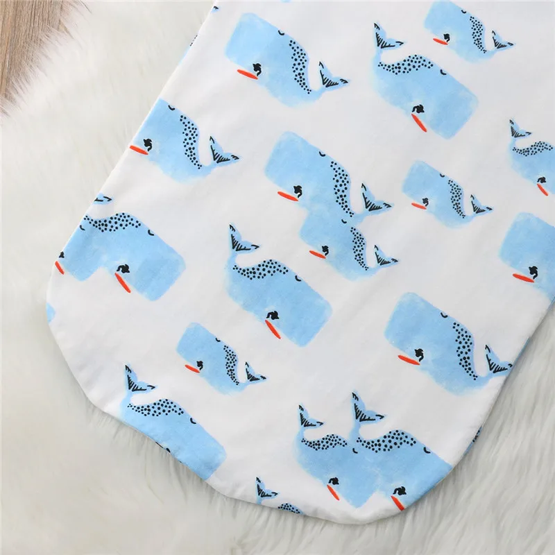 Хлопковый спальный мешок для мальчиков и девочек 2018 Пеленальное Одеяло